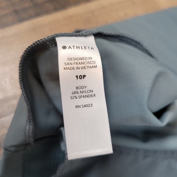 Athleta Womens 10P Cosmic Kick Flare Pull On Pant Metropolis‎ Gray Casual 981485 - Picture 8 of 13